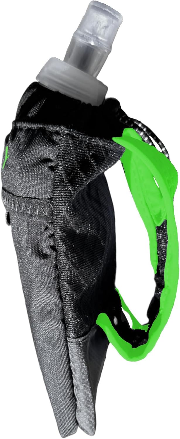 FITLY Soft Flask - Shrink As You Drink Soft Water Bottle for Hydration Pack - Folding Water Bottle Ideal for Running, Hiking, Cycling, Climbing & Rigorous Activity